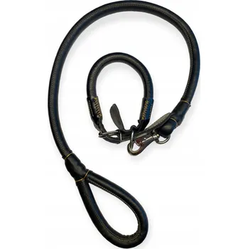 Vodítko pro psa Vodítko plus obojek, imitace kůže pro velkého psa