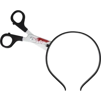 Halloween čelenka Nůžky 22x17cm