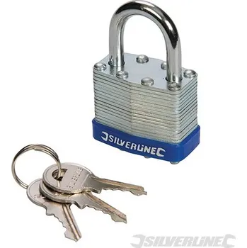 Visací zámek Silverline | Visací zámek laminovaný - 50mm 704400