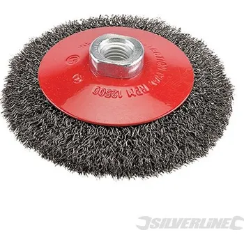 Příslušenství k brusce Silverline | Rotační kartáč leštící miskový - 115mm 763625