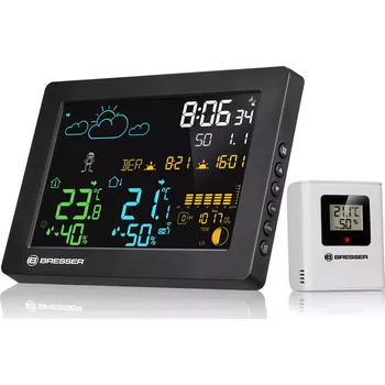 Meteostanice Meteostanice BRESSER MeteoTemp Baro HZ, barevný displej