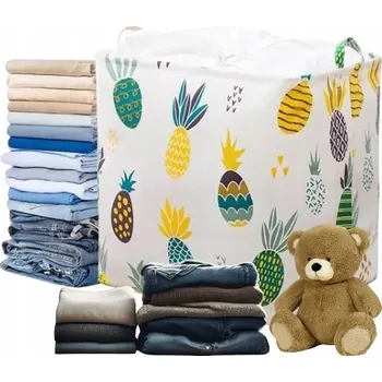 Koš na prádlo SÁČEK KOŠ NA PRÁDLO ORGANIZÉR DO KOUPELNY NA PRANÍ, SPODNÍ PRÁDLO, HRAČKY 100L