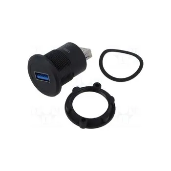 Elektrická zásuvka USB-08C-BK