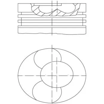 Píst motoru Píst MAHLE 209 59 00