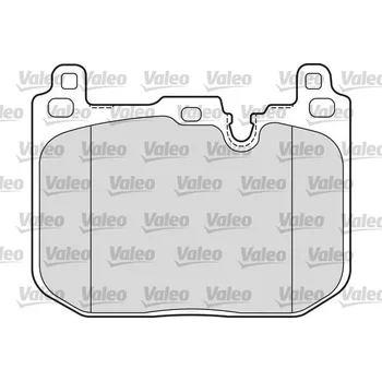 Brzdová destička Sada brzdových destiček, kotoučová brzda VALEO 601679