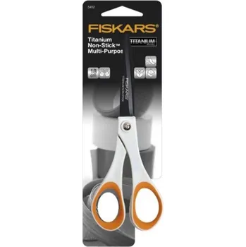 Krejčovské nůžky Nůžky Fiskars na lepivé materiály Titanium Non-Stick (18cm)