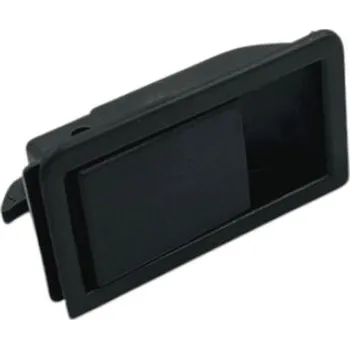 Zámek černý levý, držák krytu filtru digestoře Mora 5701, Gorenje