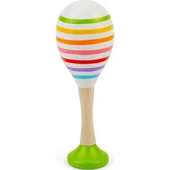 Hudební nástroj pro děti Bigjigs Toys Rumba koule sada 2 ks zelená