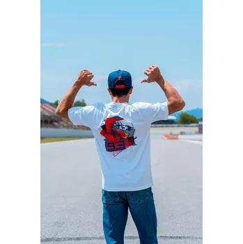 Pánské tričko Marc Marquez 93 - Red Bull fanouškovské tričko bílé - XXL