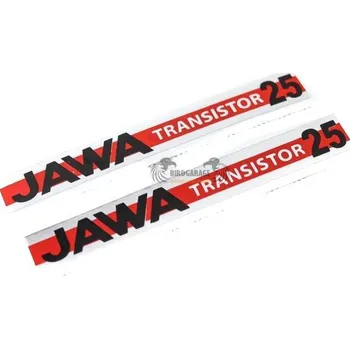 samolepka Nálepka JAWA Transistor 25 (sada 2ks)