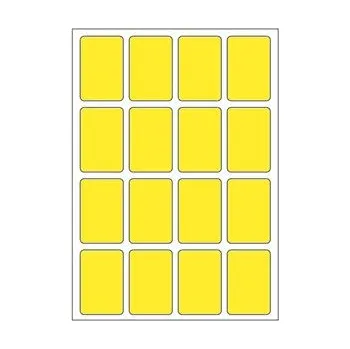 Samolepící etiketa Samolepicí etikety 22 x 33 mm, A6 (10 ks) žluté