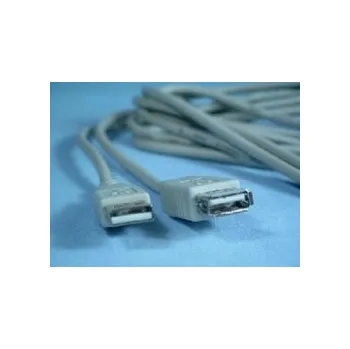 Elektrická zásuvka kabel USB AB vidlice/zásuvka 1.5m