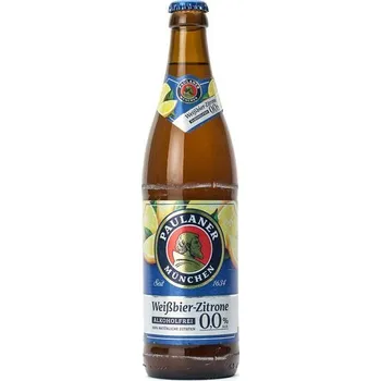 Likér Paulaner Weissbier Zitrone Nealko