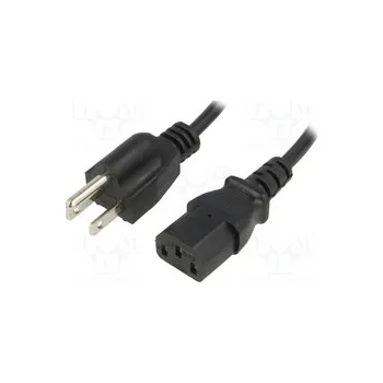 Elektrická zásuvka KAB-USA-P3-1.5-BK