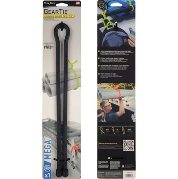 Vázací drát Vázací drát Nite Ize Gear Tie MEGA velikost a barva: 64" černá