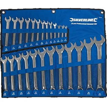 Klíč Silverline | Sada očkoplochých klíčů 25 ks - 6 - 32mm SP100