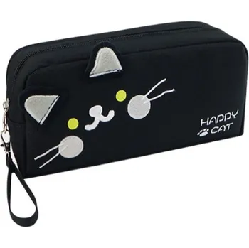 Penál Multifunkční penál Happy Cat, černý