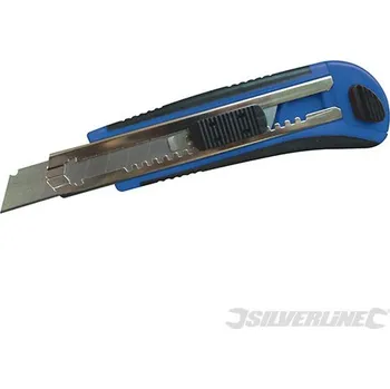 Pracovní nůž Silverline | Nůž s vyměnitelnou odlamovací čepelí 18 mm - 18mm 868751