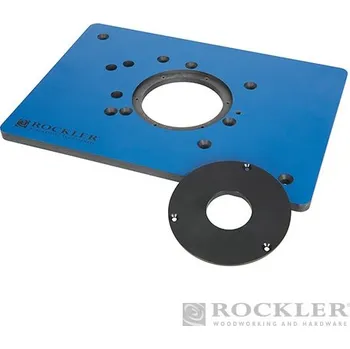 Příslušenství k frézce ROCKLER | Předvrtaná deska pro frézy TRITON k vložení do frézovacího stolu 893608