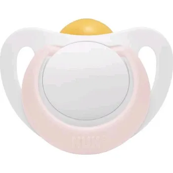 dudlíky Dětský latexový dudlík 0-6 m, růžový