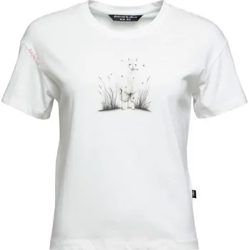 Dámské tričko Dámské triko Chillaz Leoben Alpaca Meadow Velikost: L / Barva: bílá