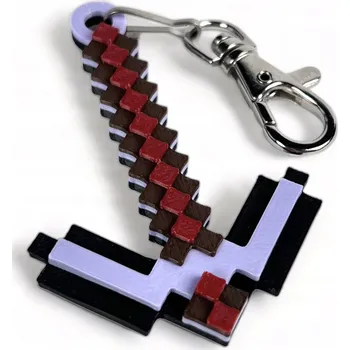 Přívěsek Na Klíče na klíče pro děti krumpáč Netherite 3D Dárek pro dítě – vychytávka