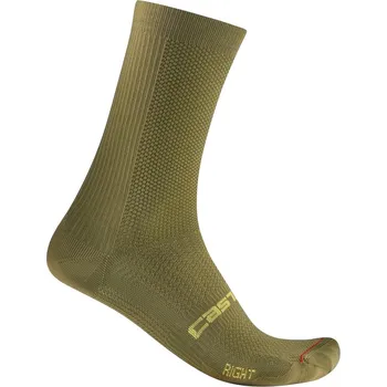 CASTELLI - ponožky Espresso 18 zelená XXL (44-47)