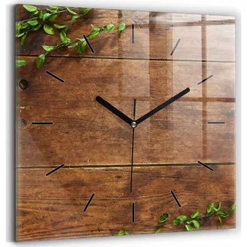 Hodiny Nástěnné hodiny Wallfluent hnědé 30 cm