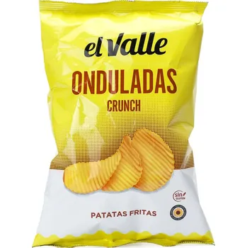 Chips El Valle Chipsy Onduladas vroubkované