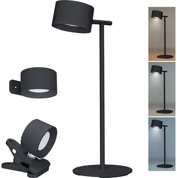 Lampička Solight LED nabíjecí lampička 3v1, 280lm, změna CCT, stmívání, černá