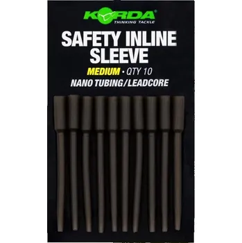 Korda Převleky Safety Inline Sleeve Nano Tubing/Leadcore Velikost: M