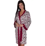 Dámský župan Mia DE LAFENSE bordo (vínová) M