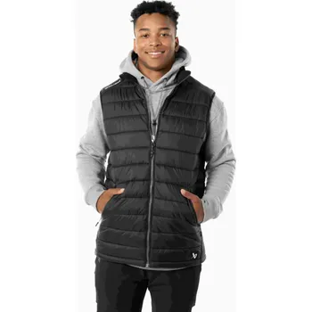 Zimní sport Vesta BAUER S23 TEAM PUFFER VEST-SR-BLK XL