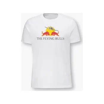 Pánské tričko Red Bull triko The Flying Bulls bílé s logem (cs, Produkty Red Bull)