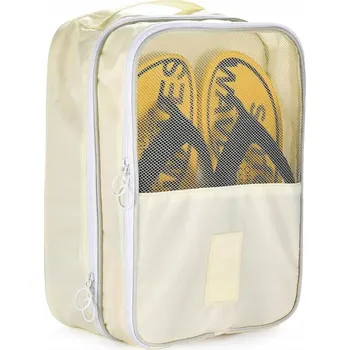 Cestovní taška ORGANIZÉR NA BOTY PODPATKY KUFR TAŠKA SÁČEK BÉŽOVÁ DO LETADLA DOVOLENÁ