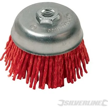 Brusný kotouč Silverline | Rotační kartáč nylonový hrnkový - 100mm Coarse 220410