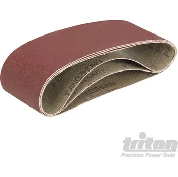 Brusný papír Brusné pásy pro Triton Palm Belt brusky 3 hrubosti - TCMBSFPK Sanding Belts 3pce 80 / 100 / 120G 928545