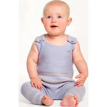 Kojenecký body Laclové kalhoty pro děti ze 100% merino vlny AURELIA modré SAFA Velikost: 50/56