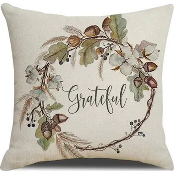 Povlak na dekorativní polštářek Povlak na polštář 45x45cm Grateful krásný podzim
