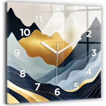 Hodiny Nástěnné hodiny Wallfluent černé 30 cm