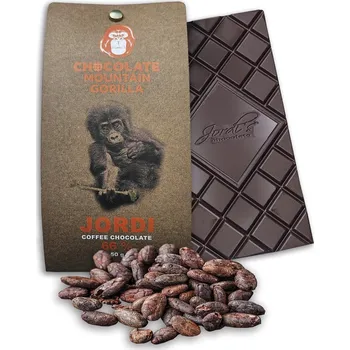 Čokoláda Mountain Gorilla Jordi kávová čokoláda 66%, 50g