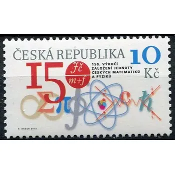 Poštovní známka Česká pošta (2012) č. 714 ** - Česká republika - 150. výročí Jednoty čs. matematiků a fyziků