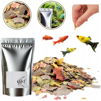 Krmivo pro rybičky Krmivo základní BASIC PRO RYBY AKVÁRIJNÍ VLOČKY VITAMÍNY VELKÉ BALENÍ 2000ml