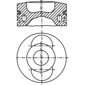 Píst motoru Píst MAHLE 099 92 00