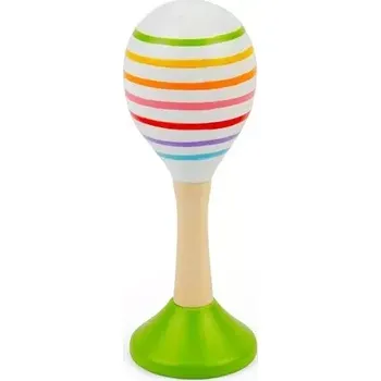 Hudební nástroj pro děti Bigjigs Toys Rumba koule junior sada 2 ks zelená