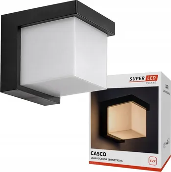 Nástěnné svítidlo Zahradní nástěnné svítidlo SuperLED bílé, černé E27 60 W