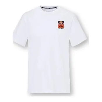 KTM Red Bull triko bílé s logem KTM - S