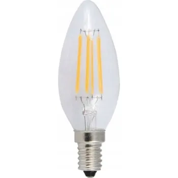 Žárovka ACA Lighting LED FILAMENT E14 C35 6W 4000K 230V AC 770lm RA80 FLAM6NW
