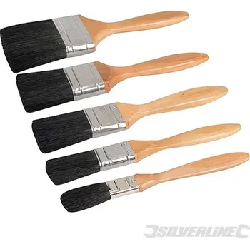 Malířský štětec Silverline | Prémiový malířský štětec - sada 5 kusů - 5pce 427557