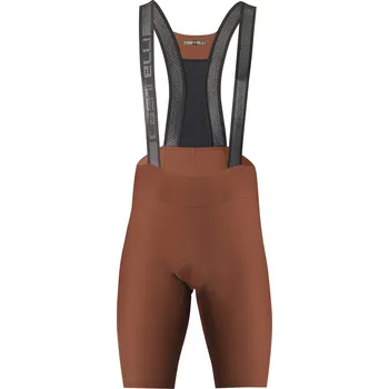 Cyklistické oblečení CASTELLI kraťasy s laclem Espresso hnědá XL
